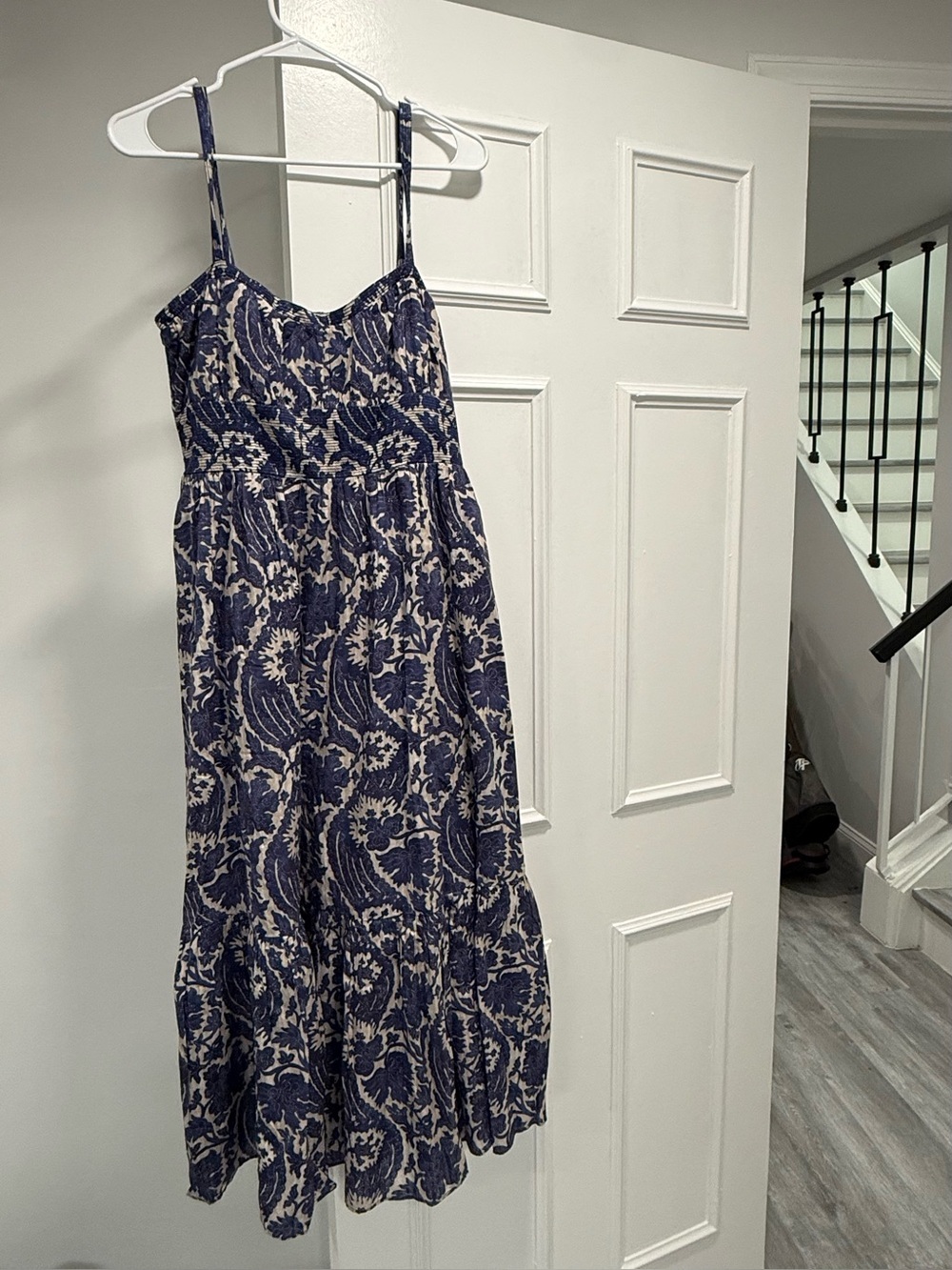 Ulla Johnson Nadine Cami Midi Dress in Ocean